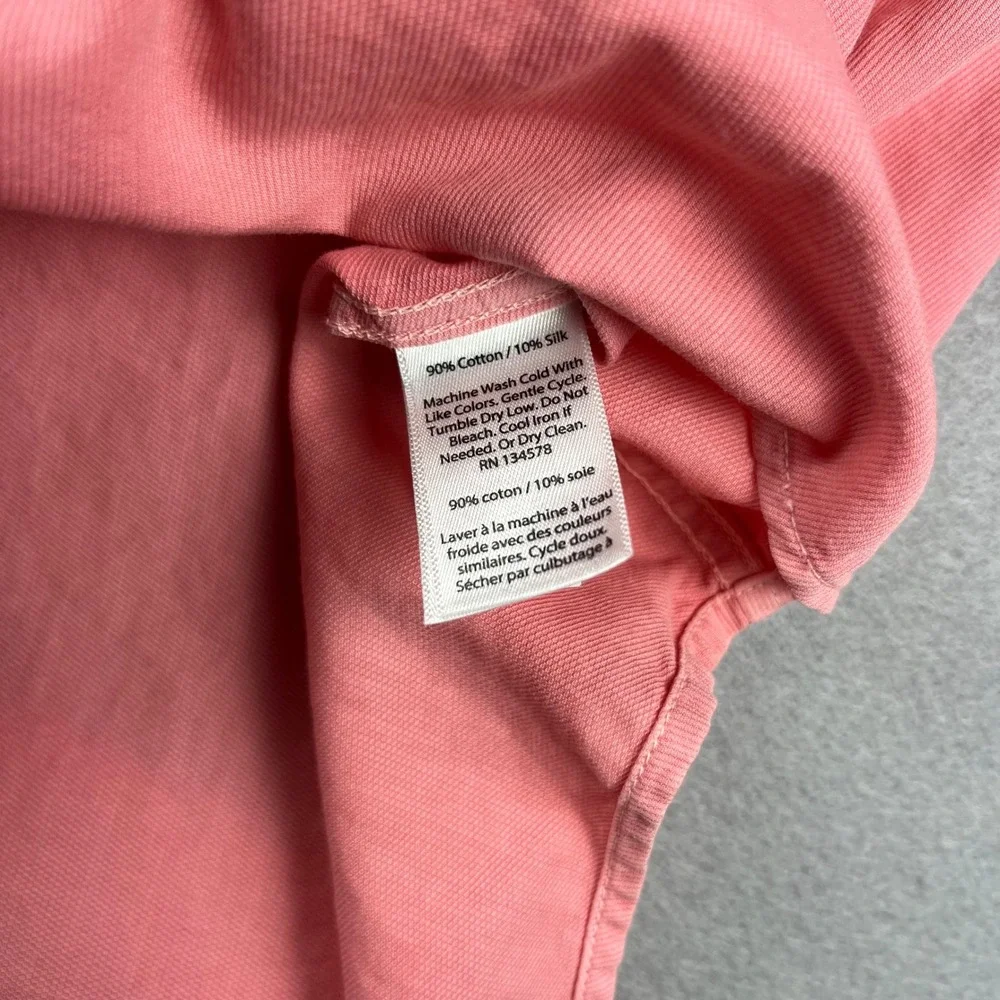 Vineyard Vines Mens Slim Fit Tucker Shirt Salmon Pink Cotton Silk Corduroy Med - Picture 6 of 8